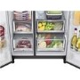 LG 635 Litre Side-By-Side American Fridge Freezer  - Matte Black