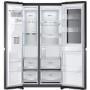 LG 635 Litre Side-By-Side American Fridge Freezer  - Matte Black