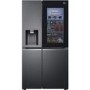LG 635 Litre Side-By-Side American Fridge Freezer  - Matte Black