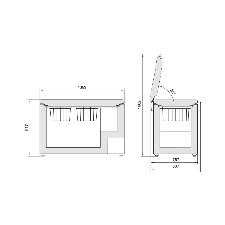 Liebherr GT4932 Comfort 137cm Wide 449L Chest Freezer White