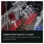 AEG 6000 Semi-Integrated Dishwasher - B-rated  Stainless steel control panel