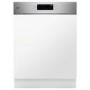 AEG 6000 Semi-Integrated Dishwasher - B-rated  Stainless steel control panel