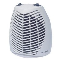 Glen GU2TS 2kw Upright Fan Heater 2 Heat Settings Thermostat