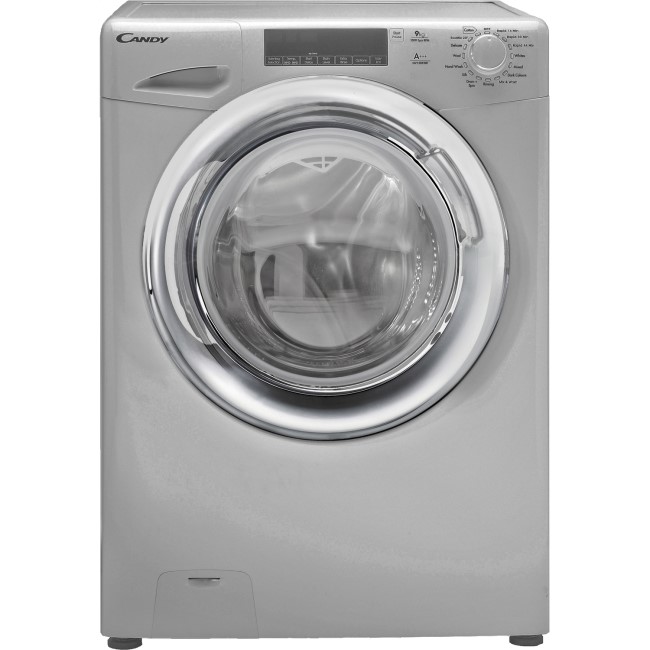 Candy GV159TWC3S/3-80 GrandO 9kg 1500rpm Freestanding Washing Machine-Silver