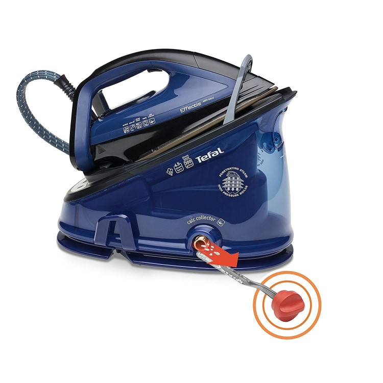 Tefal GV6840 Effectis High Pressure Steam Generator Iron - Blue And Black