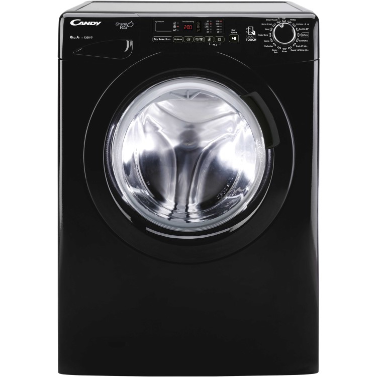 Candy GVS128DB3B/1-80 Grand O’Vita 8kg Freestanding Washing Machine  - Black