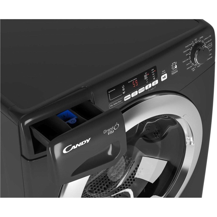 Candy GVS1410DC3R-80 10kg 1400rpm Smart Touch Freestanding Washing Machine - Graphite