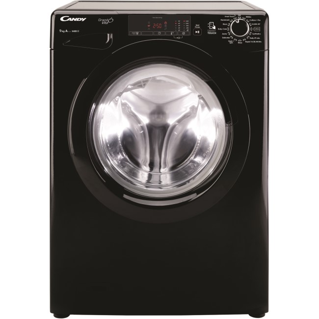 Candy GVSC169TB3B Smart 9kg 1600rpm Freestanding Washing Machine - Black