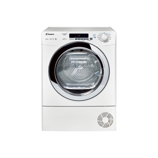 Refurbished Candy GVSH9A2DCE80 Freestanding Heatpump 9KG Tumble Dryer