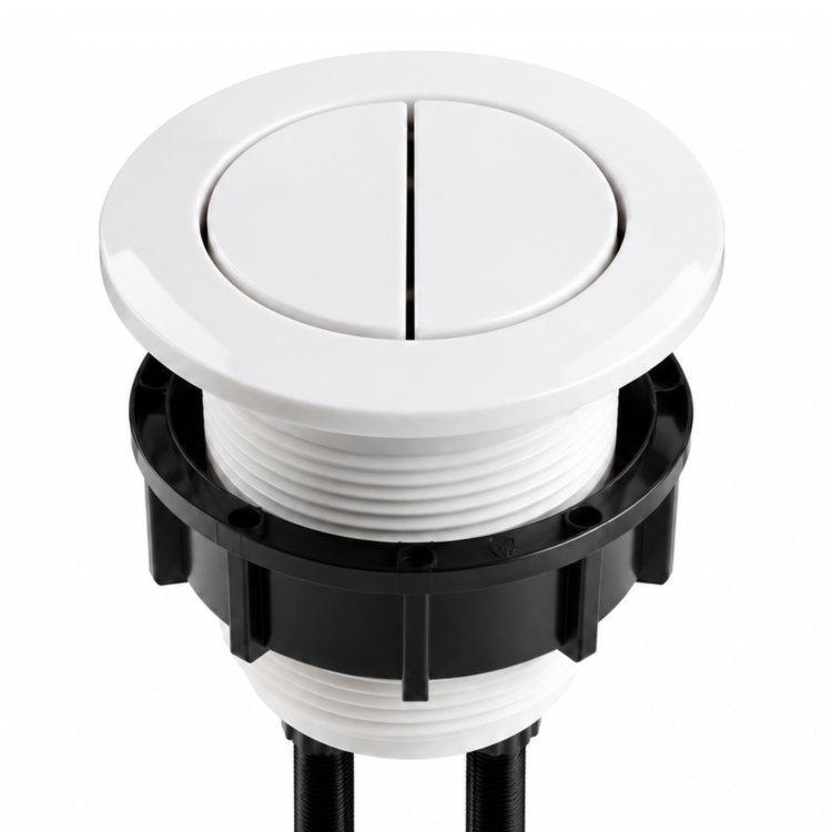 Gloss White 38mm Cistern Flush Button - Suitable for Roma Addison Austin Indiana Pendle Portland & Seren