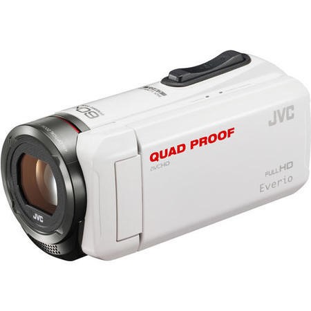 JVC GZ-R315 Everio Camcorder White Quad Proof 40x Zoom Full HD GZ