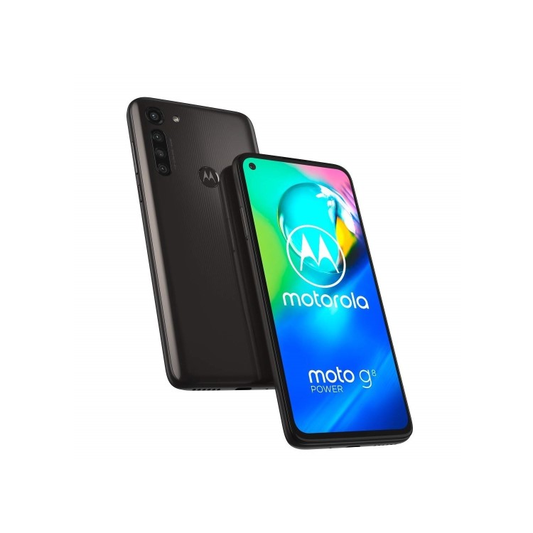 GRADE A2 - Motorola Moto G8 Power Smoke Black 6.4" 64GB 4G Dual SIM Unlocked & SIM Free