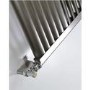 Accuro Korle Aluminium Radiator Brushed Aluminium - 1800 x 470mm