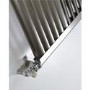 Accuro Korle Aluminium Radiator Brushed Aluminium - 1800 x 330mm