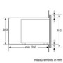 GRADE A2 - Neff H11WE60N0G 800W 20L Built-in Microwave Oven Stainless Steel