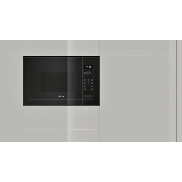 Neff H11WE60S0G 800W 20L Builtin Standrard Microwave Black For 60cm