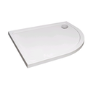 GRADE A3 - 1200 x 900 Offset Quadrant 45mm Acrylic capped Stone Resin Tray - Right Handed