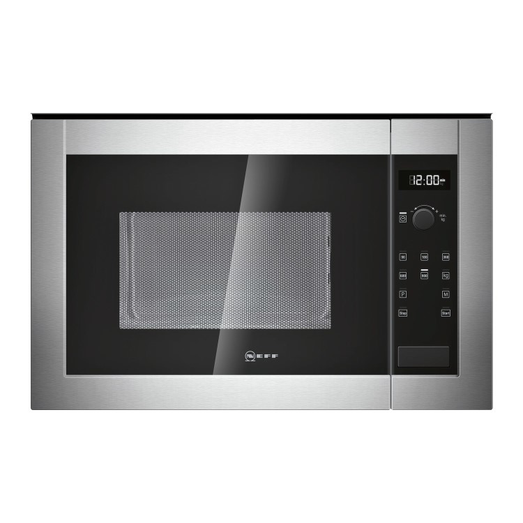 GRADE A1 - Neff H12WE60N0G 900W 25L Built-in Standard Microwave Stainless Steel