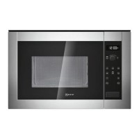 GRADE A1 - Neff H12WE60N0G 900W 25L Built-in Standard Microwave Stainless Steel