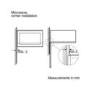 GRADE A1 - Neff H12WE60N0G 900W 25L Built-in Standard Microwave Stainless Steel