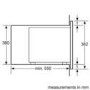 GRADE A1 - NEFF H12WE60W0G 900W 25L Built-in Standard Microwave White