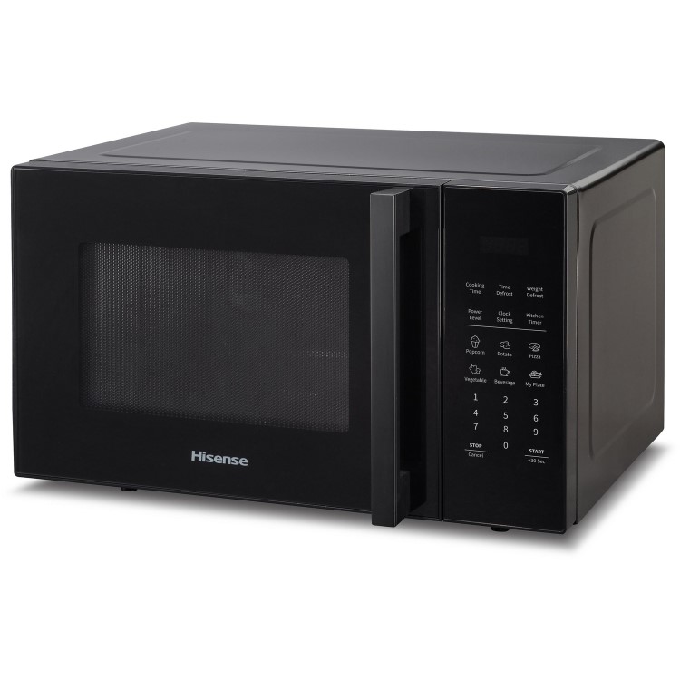 Hisense 23L Freestanding Solo Digital Microwave Oven - Black