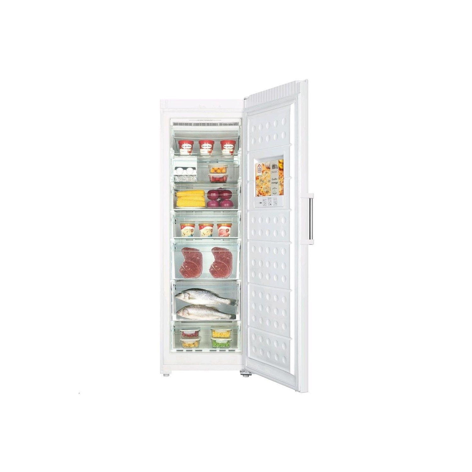 Congélateurs armoire 262L Froid Ventilé no frost HAIER 60cm E, H2F255WSAA