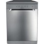 Refurbished Hotpoint H2FHL626XUK Freestanding 14 Place Dishwasher Stainless steel