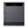 Hotpoint Semi-Integrated Dishwasher - Black, Quick Wash
