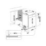 Hotpoint Semi-Integrated Dishwasher - Black, Quick Wash