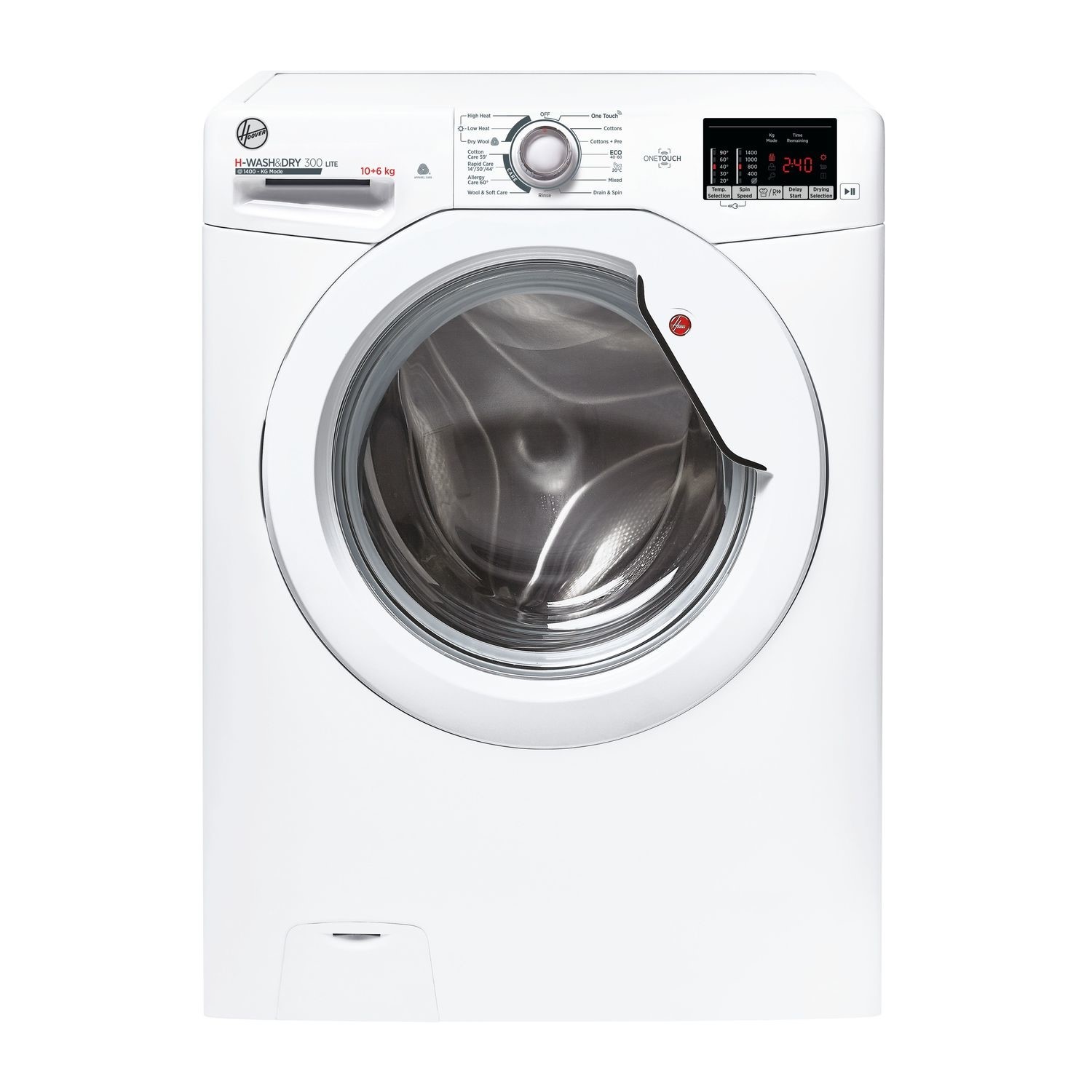Hoover 10kg Wash 6kg Dry 1400rpm Freestanding Washer Dryer - White