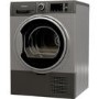 Refurbished Hotpoint H3D81GSUK Freestanding Condenser 8KG Tumble Dryer Graphite