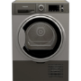 Refurbished Hotpoint H3D81GSUK Freestanding Condenser 8KG Tumble Dryer Graphite