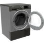 Refurbished Hotpoint H3D81GSUK Freestanding Condenser 8KG Tumble Dryer Graphite