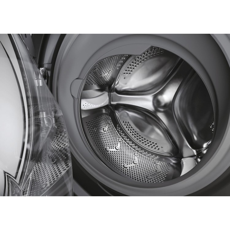 Refurbished Hoover H-Wash 350 H3DPS4966TAMBR80 Freestanding 9/6KG 1400 Spin Washer Dryer Graphite