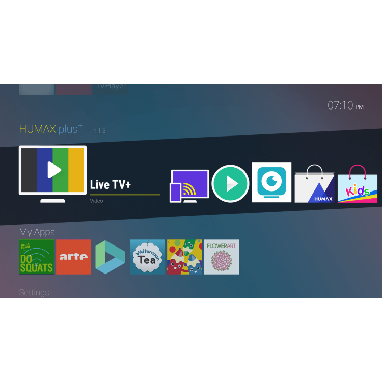 Humax H3 Espresso Full HD TV Smart Box 