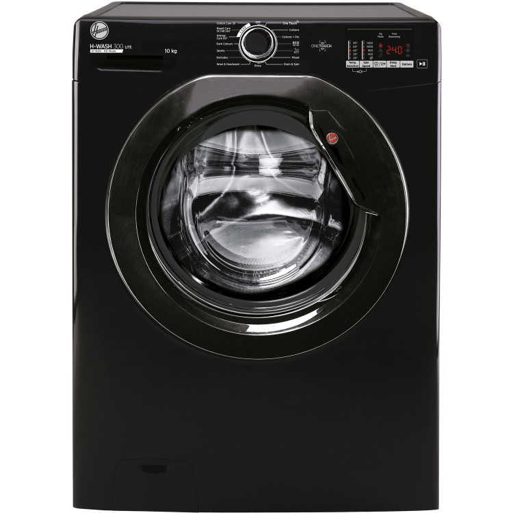 Hoover H-Wash 300 10kg 1400rpm Freestanding Washing Machine - Black