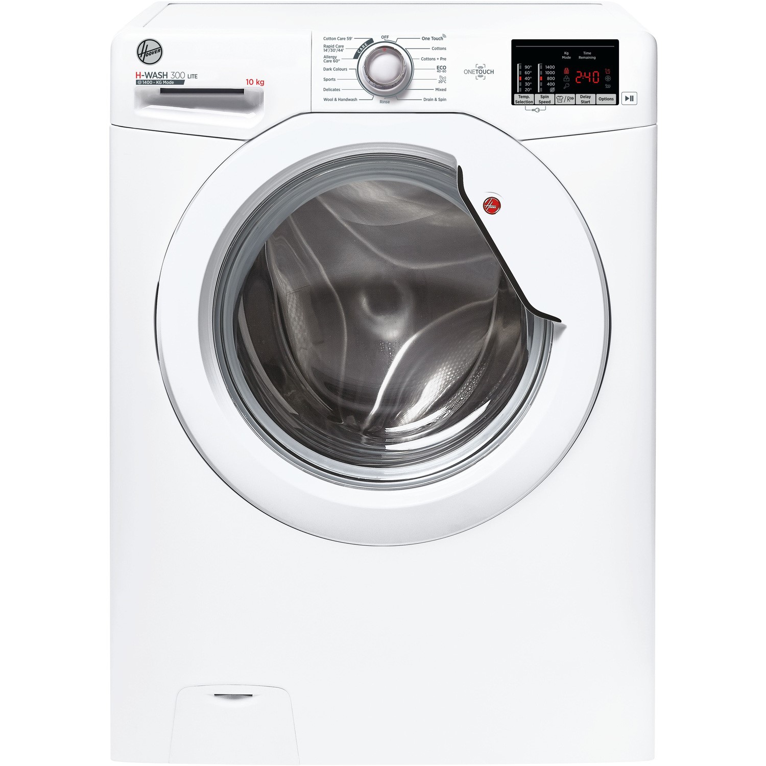 Refurbished Hoover H-Wash 300 Freestanding 10KG 1400 Spin Washing Machine - White