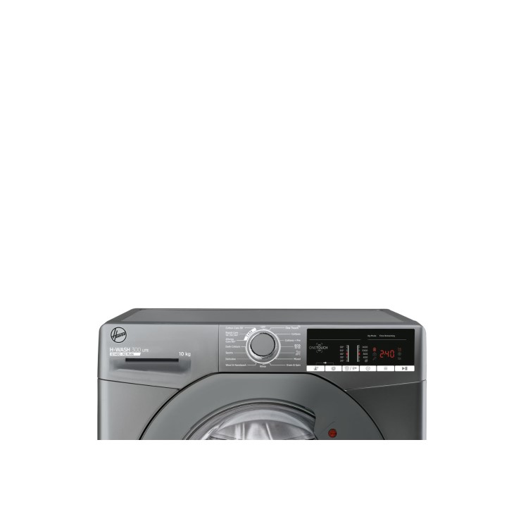 Hoover H3W410TGGE H-WASH 300 NFC 10kg 1400rpm Freestanding Washing Machine - Graphite