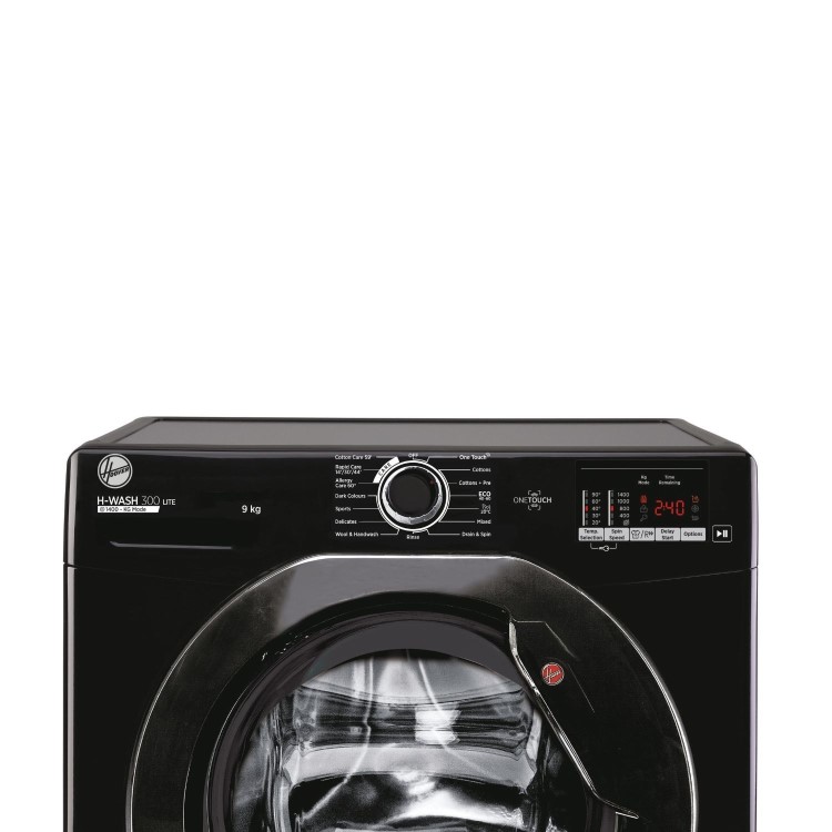 Hoover H-Wash 300 9kg 1400rpm Washing Machine - Black 