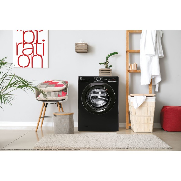 Hoover H-Wash 300 9kg 1400rpm Washing Machine - Black 