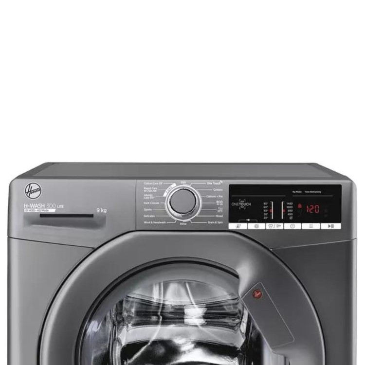 Hoover H-Wash 300 9kg 1400rpm Freestanding Washing Machine - Graphite