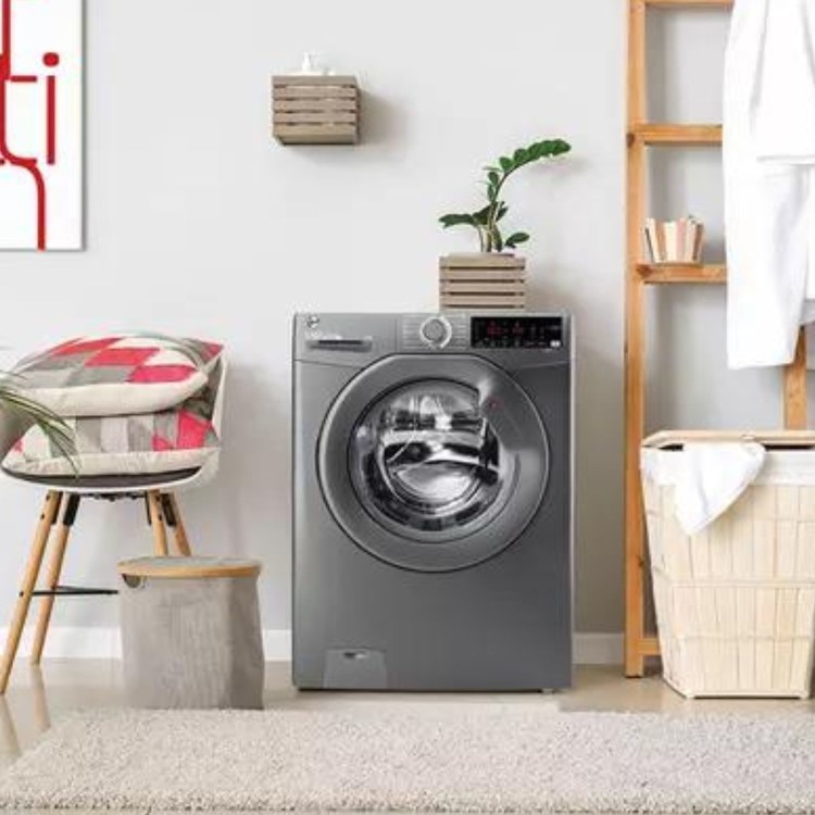 Hoover H-Wash 300 9kg 1400rpm Freestanding Washing Machine - Graphite