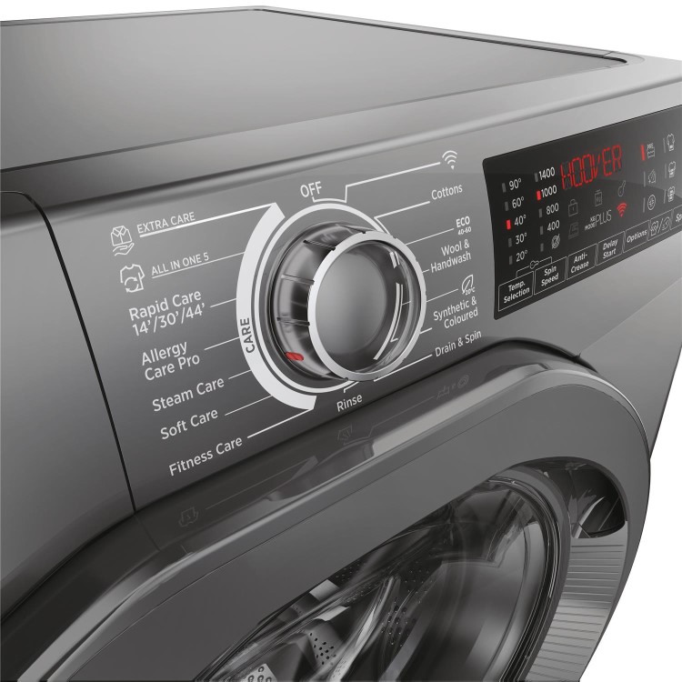 Hoover H-Wash 350 10kg 1400rpm Washing Machine - Graphite