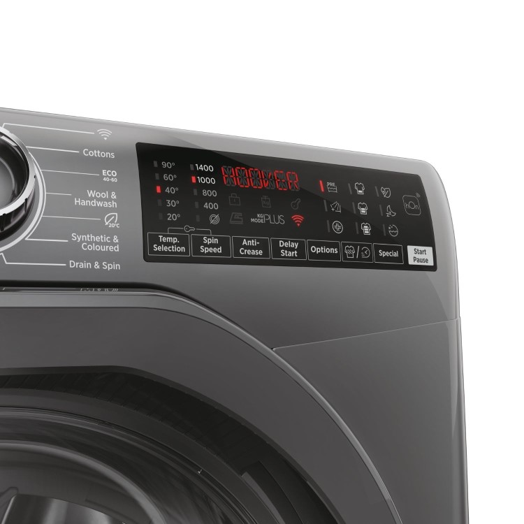 Hoover H-Wash 350 8kg 1400rpm Washing Machine - Graphite