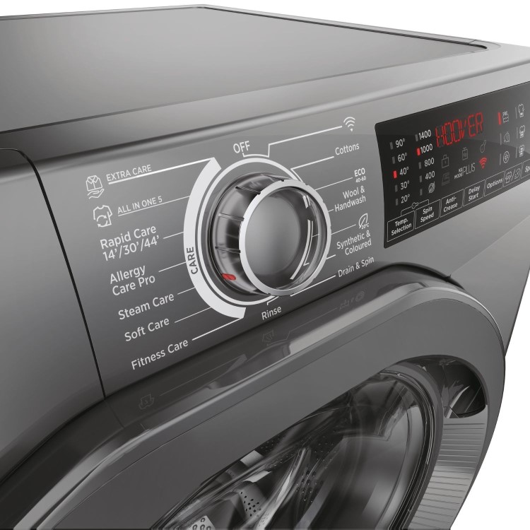Hoover H-Wash 350 8kg 1400rpm Washing Machine - Graphite