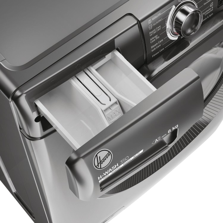Hoover H-Wash 350 8kg 1400rpm Washing Machine - Graphite
