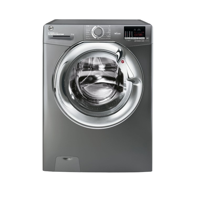 Hoover H-Wash 300 Lite 9kg 1400rpm Washing Machine - Grey