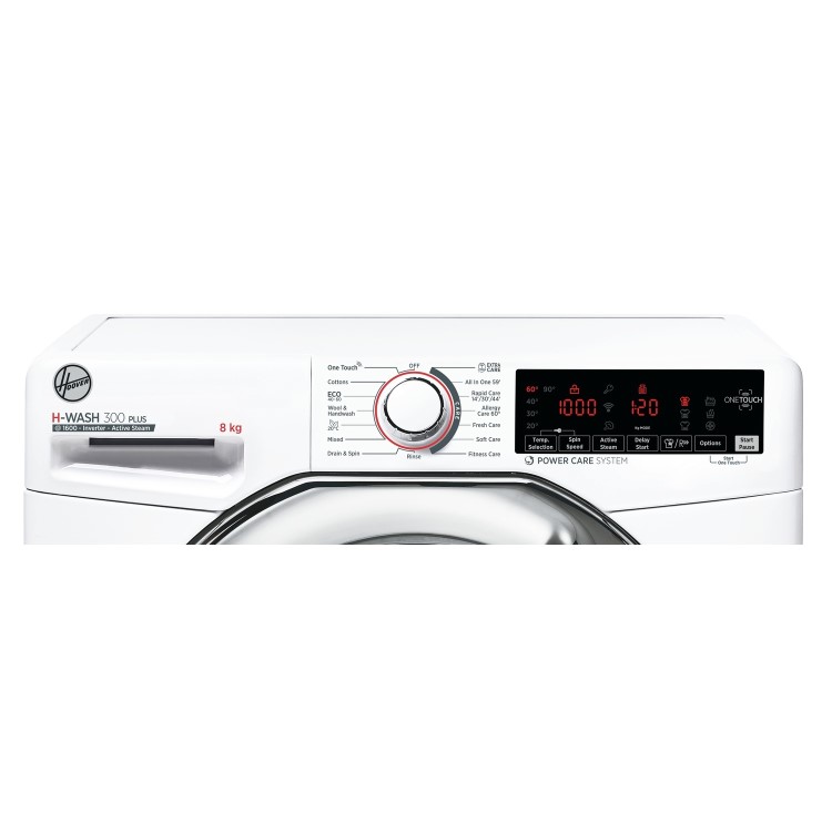 Hoover H-WASH 300 Plus 8kg 1400rpm Freestanding Washing Machine - White