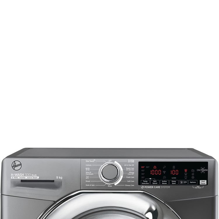 Hoover H-Wash 300 Plus 9kg 1600rpm Washing Machine - Graphite